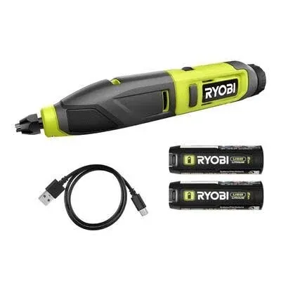 RYOBI USB Lithium Power Carver Kit with 2.0 Ah USB Lithium Battery