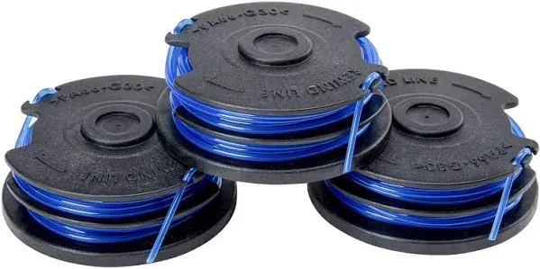 Greenworks .065-Inch Dual Line String Trimmer Replacement Spool 3-Pack 29242