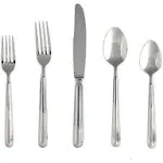 Metropolitan 18/10 Stainless Steel Flatware 20 Piece Place Setting, Service f...