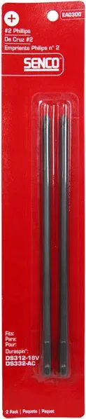 Senco - EA0300 - DuraSpin Phillips #2 x 7-1/2 in. L Replacement Bit Steel - 2/Pack