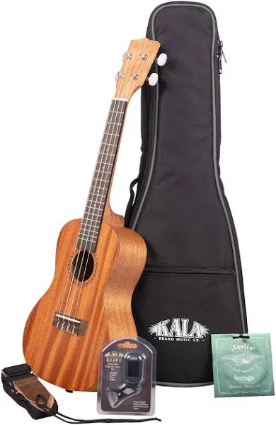 Kala KA-15T-BNDL : KA15TBNDL2006 Satin Mahogany Tenor Bundle Rosewood Update | Reverb