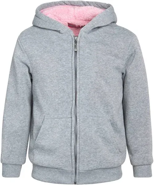 Coney Island Girls' Sweatshirt - Sherpa Lined Zip Hoodie (Size: 4-16)