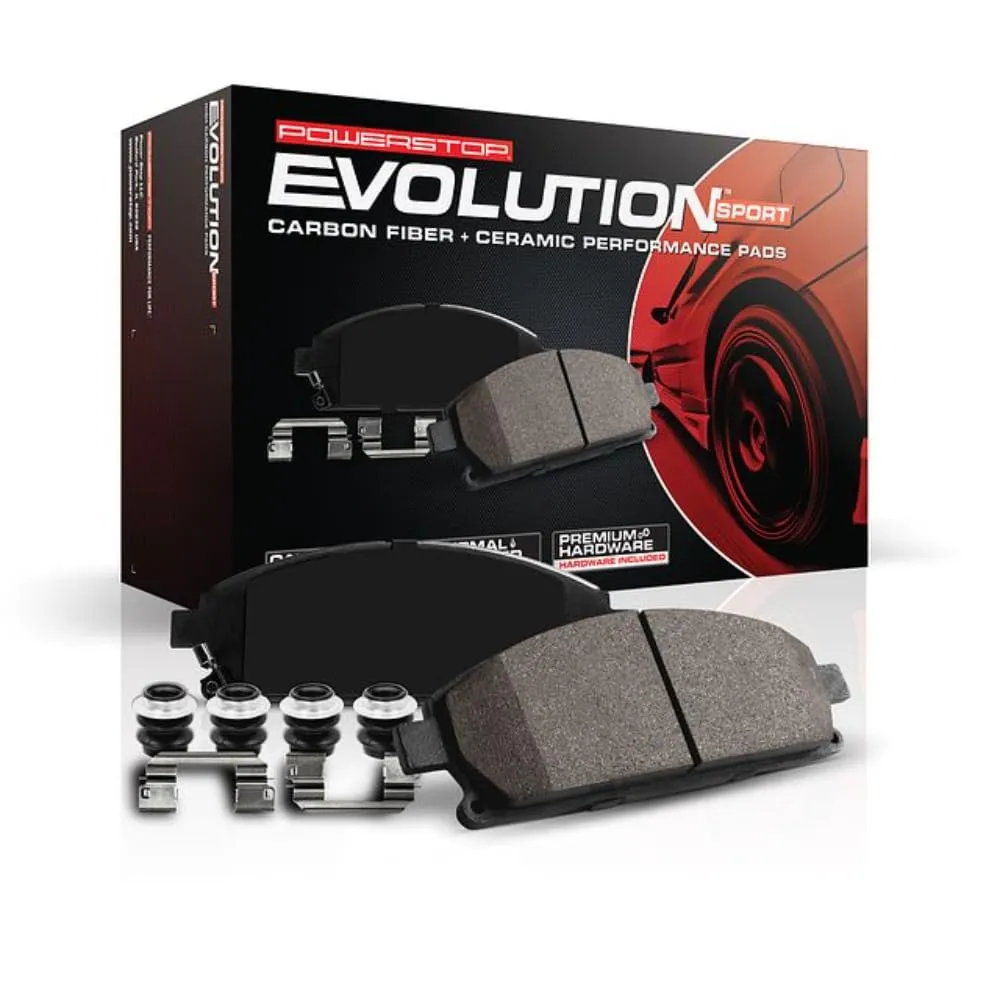 Power Stop Z23 Evolution Sport Brake Pads and Hardware Kits