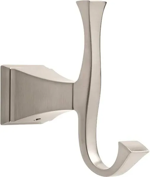 Delta Double Robe Hook - Dryden Collection - 75135 - Chrome Finish - NIB