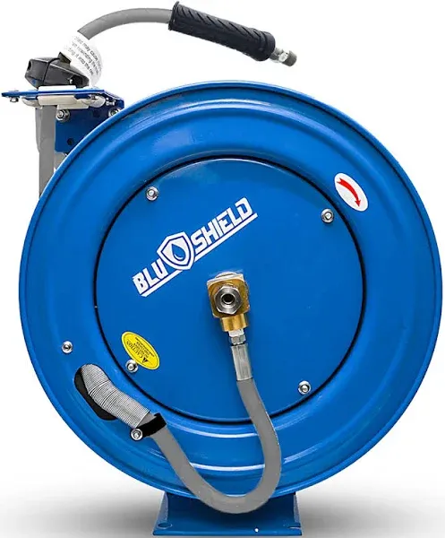 BluShield 1/4" Pressure Washer Hose Reel