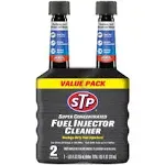 STP Super Concentrated Fuel Injector Cleaner 5.25 fl. oz. 2 Pack