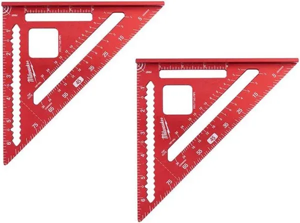 Milwaukee 7 in. Rafter Square (2-Pack) MLSQ070G