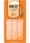 Rico 3 Pack Alto Saxophone Reeds - 2.5