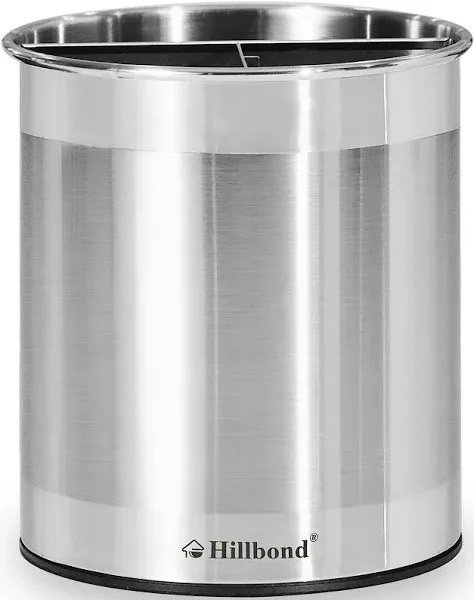 Nieifi Stainless Steel Kitchen Utensil Holder with Removable Divider