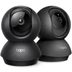 TP-Link Tapo C211 3MP Pan & Tilt Indoor Wi-Fi Security Camera with Night Vision (2-Pack)