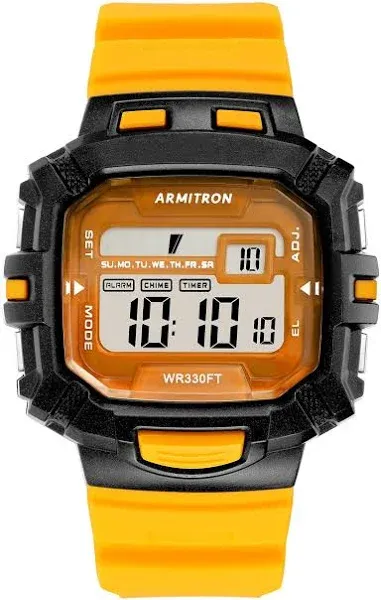 Armitron Sport Men's Digital Chronograph Resin Strap Watch