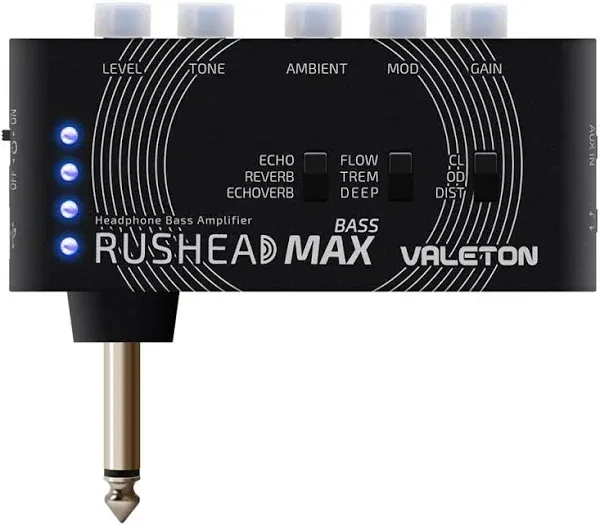 Valeton Rushead Max Bass - Headphone Amplifier for Bass