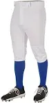 Champro Youth Triple Crown 2.0 Baseball Knickers WHITE S