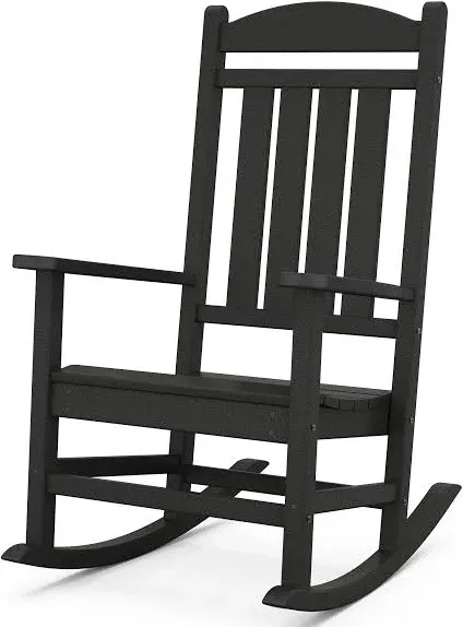 POLYWOOD Presidential Rocking Chair Black