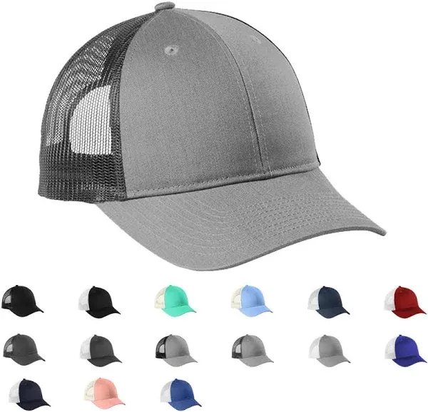 Port Authority Low-Profile Snapback Trucker Cap