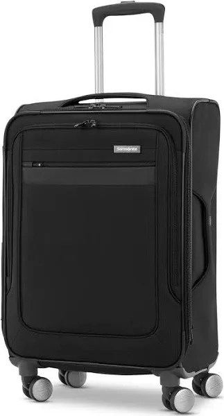 Ascella 3.0 Softside Expandable Luggage with Spinner Wheels, Black, 3PC SET (CO/