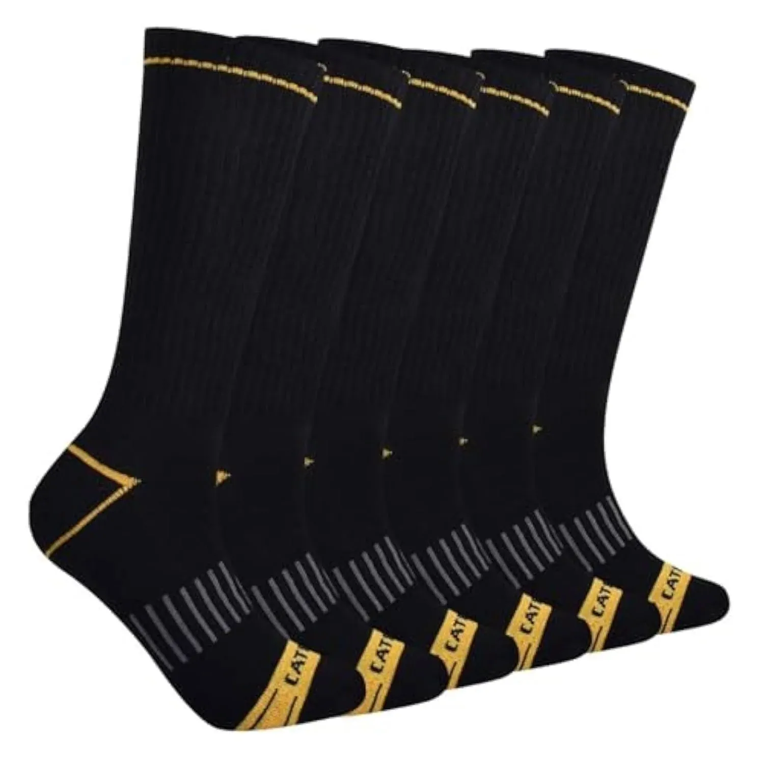 Caterpillar Men's Half Cushioned Crew Socks