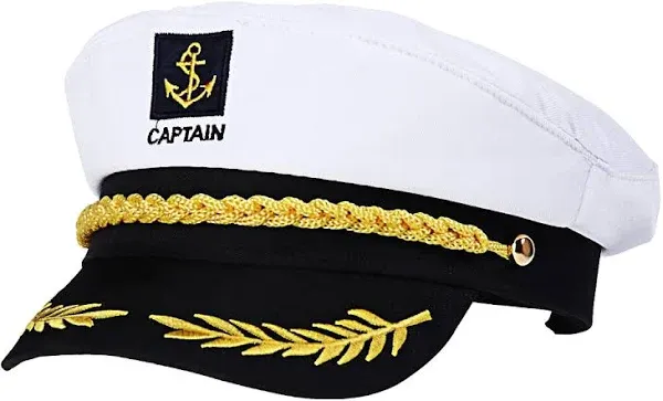 Adjustable Yacht Captain's Hat