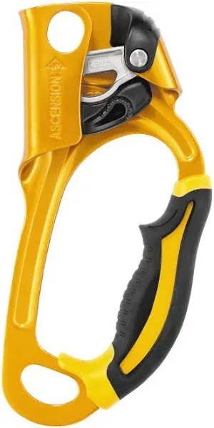 Petzl Right Handled Ascender, 1124 lb, Gold