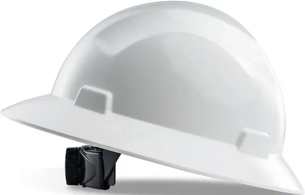 White Full Brim Hard Hat