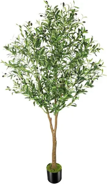 OXLLXO 6ft Full Artificial Olive Tree