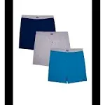 Fruit Of The Loom Mens Relaxed Fit Knit Boxers 3 Pack 540