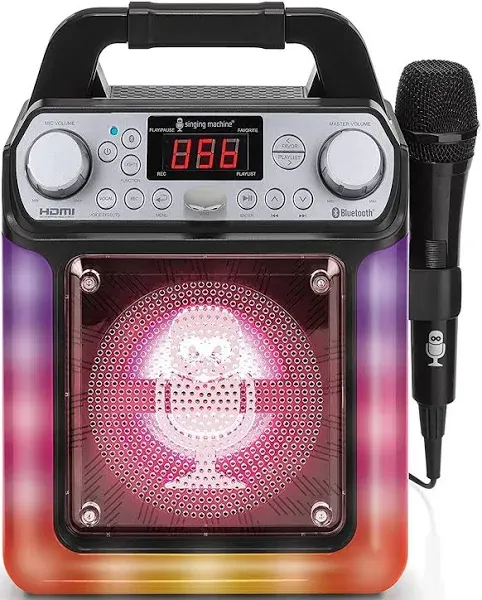 Singing Machine Groove Mini Karaoke - Black