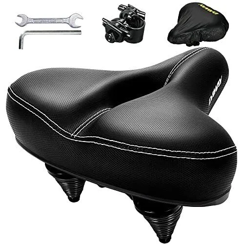 C30 Large Wide Bike Seat - Most Comfortable Oversized Bicycle Saddle for Pelo...