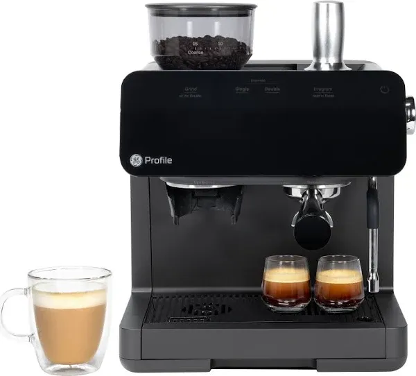 GE Profile™ Semi Automatic Espresso Machine + Frother|^|P7CESAS6RBB