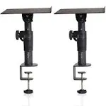 Gator GFW-SPKSTMNDSKCMP Clamp-On Studio Monitor Stands (Pair) | Reverb