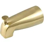 Kingston Brass K189a7sb 5-1/4 inch Zinc Tub Spout with Diverter, Brushed Brass