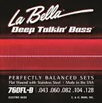 La Bella 760FL-B Deep Talkin&#039; Bass Flatwound Bass Strings - Light 5-string