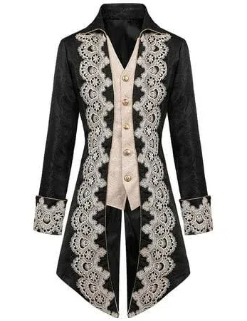 Victorian Steampunk Medieval Tailcoat Jacket