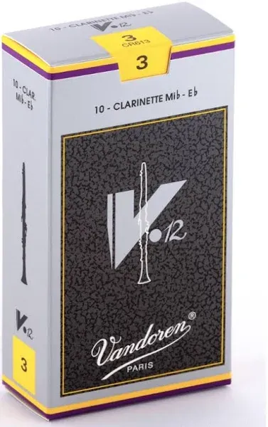 Vandoren Bb Clarinet Reeds V12