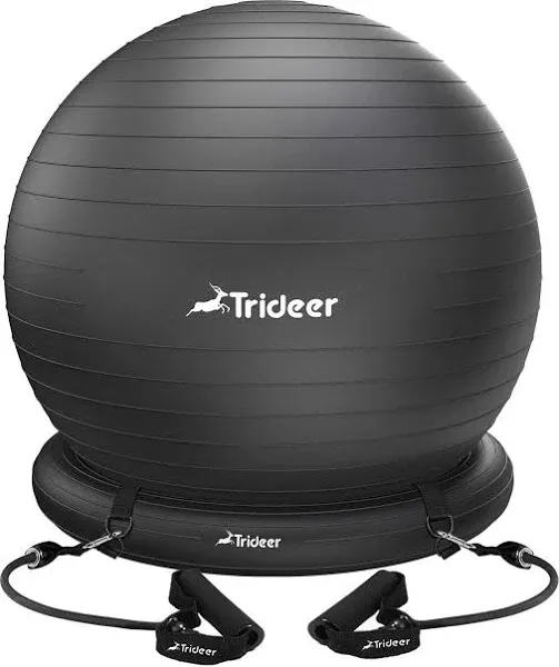 Trideer Exercise Stability Balance Ball Yoga Pilates Workout Fitness Anti Burst 