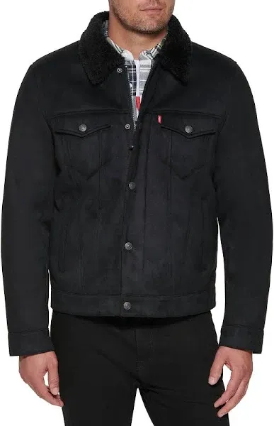 Levi’s Sherpa Faux Suede Trucker Jacket