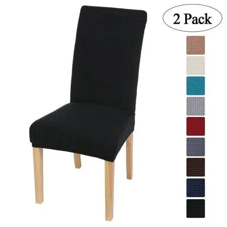 Smiry Velvet Stretch Dining Room Chair Covers