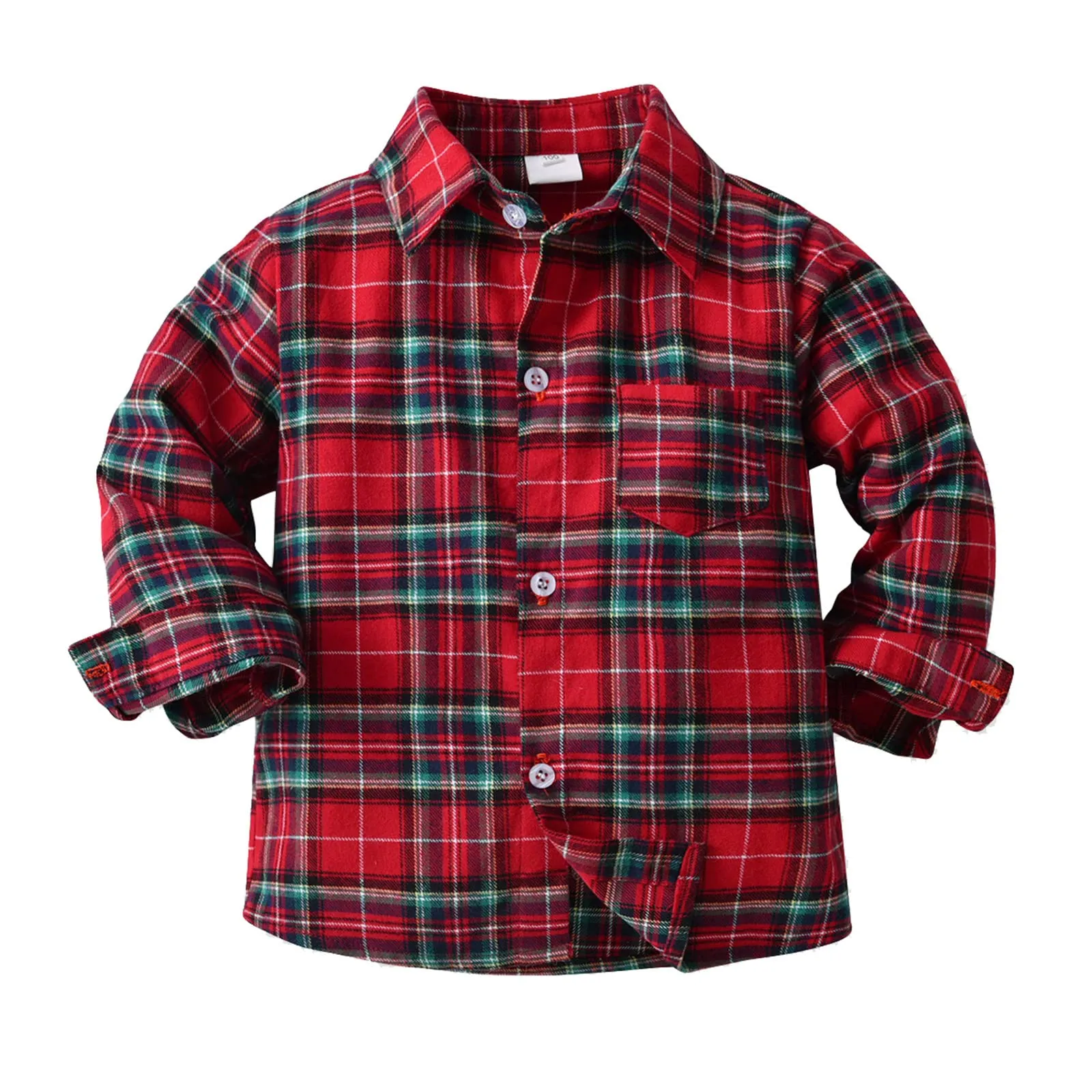 Cat & Jack Toddler Boys' Long Sleeve Flannel Shirt