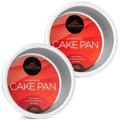 2-Piece Round Cake Pans - 6&#034; x 2&#034; Deep