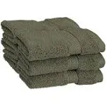 Superior 900GSM Egyptian Cotton 6-Piece Face Towel Set Forest Green