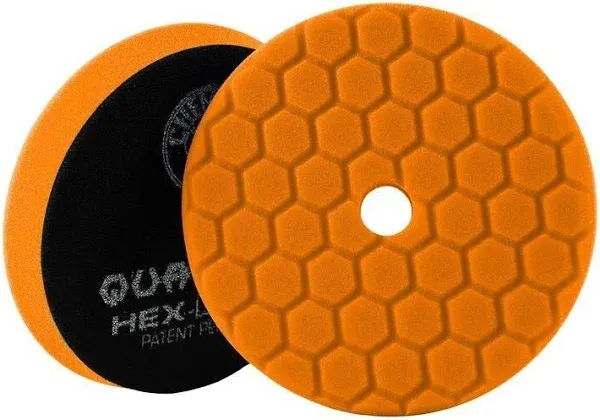 Chemical Guys BUFX112HEX5 - Hex-Logic 5.5" Quantum Medium-Heavy Cutting Orange Pad