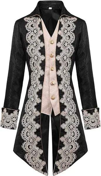 Victorian Steampunk Medieval Tailcoat Jacket