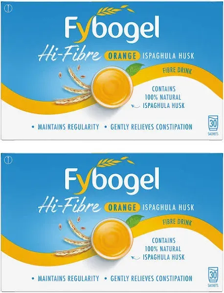 Fybogel Orange Sachets 2*30 (60) Sachets 