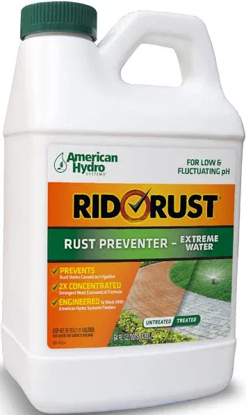 American Hydro Systems RR2 Rid O' Rust Extreme Water 2X Concentration Stain Preventer