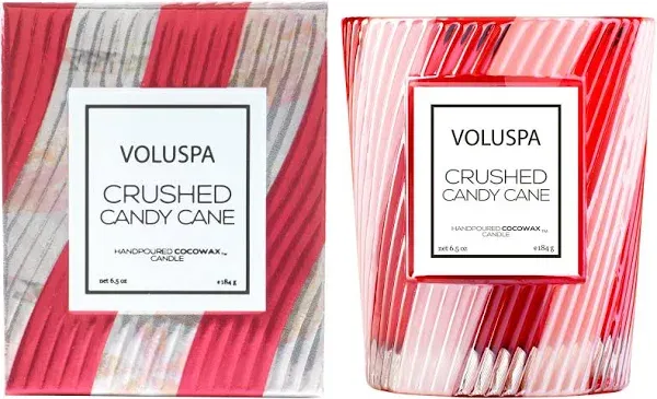 Voluspa Crushed Candy Cane Classic Candle