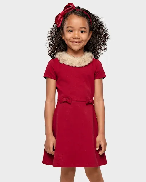 Gymboree Girls' Bow Ponte Dress