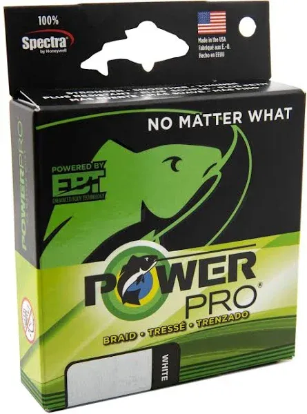 PowerPro  Braided Fishing Line - White - 65lb - 300yd/275m (21100650300W)