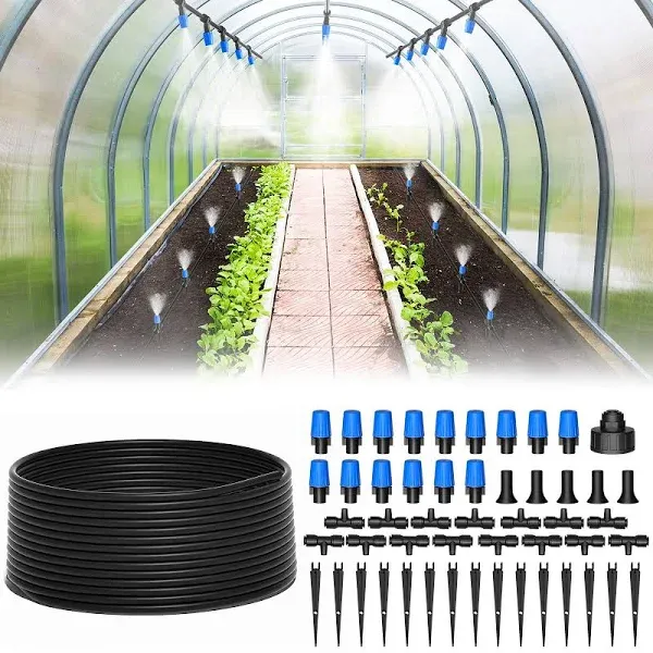 MIXC 65ft Greenhouse Watering System