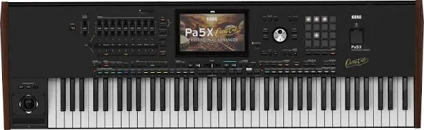 NEW Korg PA5X76 76-Key Professional Arranger Workstation w/ 2 FREE CAD D12 Mics!