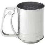 Mrs Andersons Baking Flour Sifter, Stainless Steel, 3-Cup